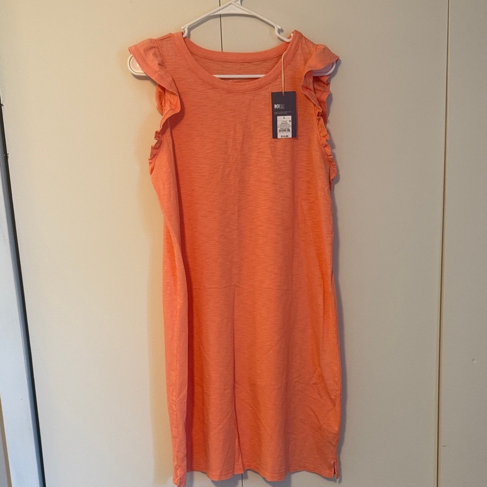 Ruffle Sleeve Dress